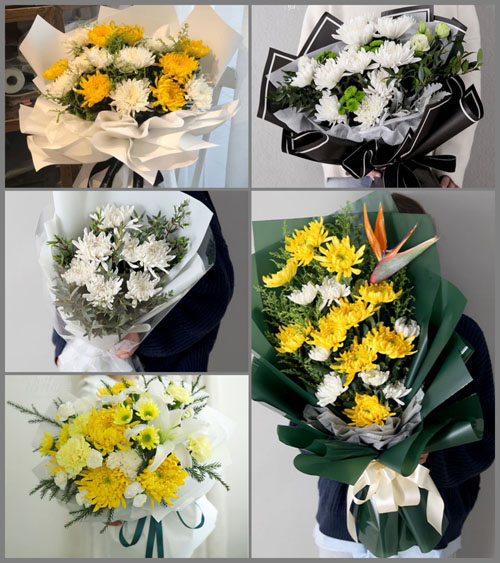 江苏泰州靖江市滨江新区办事处越江村白事花束代送